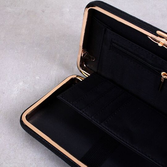 Жіночий гаманець Lady · Beibei, чорний П0112