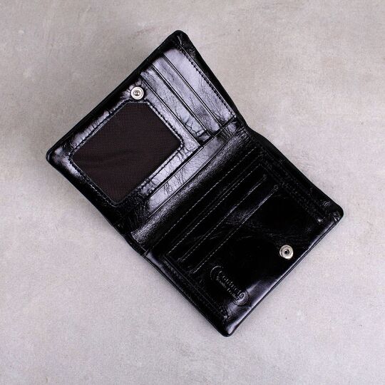 Кошелек мужской Contact’S, черный П2096 Кошелек мужской Contact’S, черный П2096