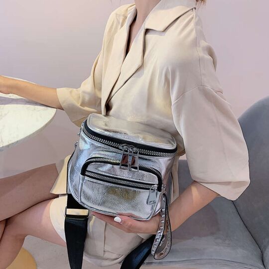 Женская сумка на плечо, белая П2109