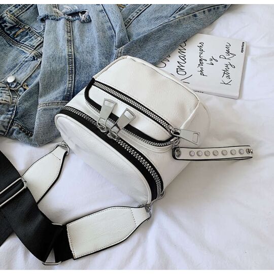 Женская сумка на плечо, белая П2109