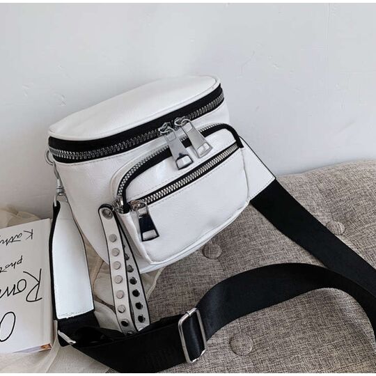 Женская сумка на плечо, белая П2109