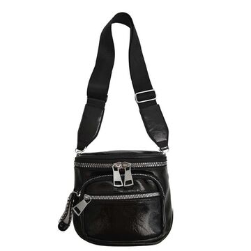 Женская сумка на плечо, черная П2110