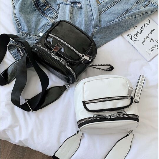 Женская сумка на плечо, черная П2110