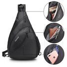 Чоловіча сумка слінг, чорна П2112