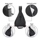 Чоловіча сумка слінг, чорна П2112