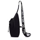 Мужская сумка слинг, черная П2113