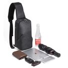 Чоловіча сумка слінг, чорна П2114