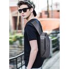 Мужская сумка слинг, серая П2115