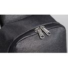 Мужская сумка слинг, серая П2115