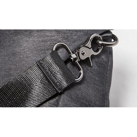 Мужская сумка слинг, серая П2115