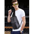 Мужская сумка слинг, серая П2115