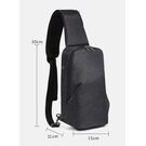 Мужская сумка слинг, серая П2115