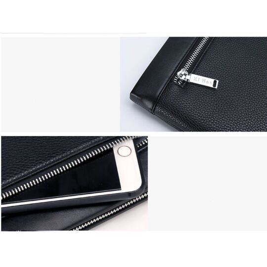 Барсетка мужская "LEINASEN", коричневая П2117