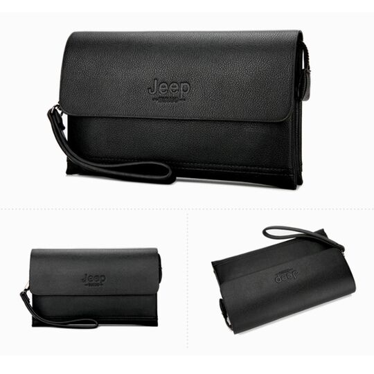 Барсетка чоловіча, чорна П2118