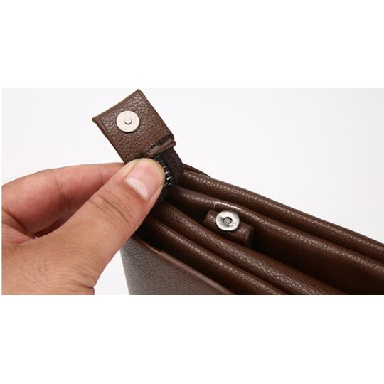 Барсетка чоловіча, чорна П2118