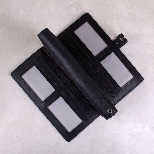 Барсетка мужская "LEINASEN", черная П2119