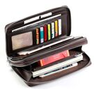 Барсетка мужская "LEINASEN", коричневая П2123