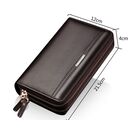 Барсетка мужская "LEINASEN", коричневая П2123