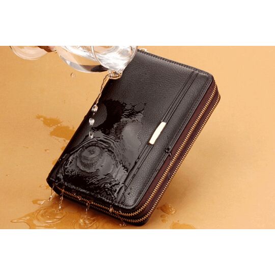 Барсетка мужская "LEINASEN", коричневая П2123