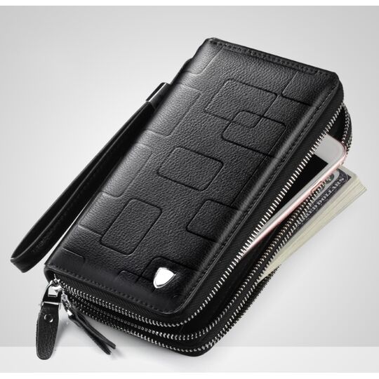 Барсетка мужская "LEINASEN", черная П2124