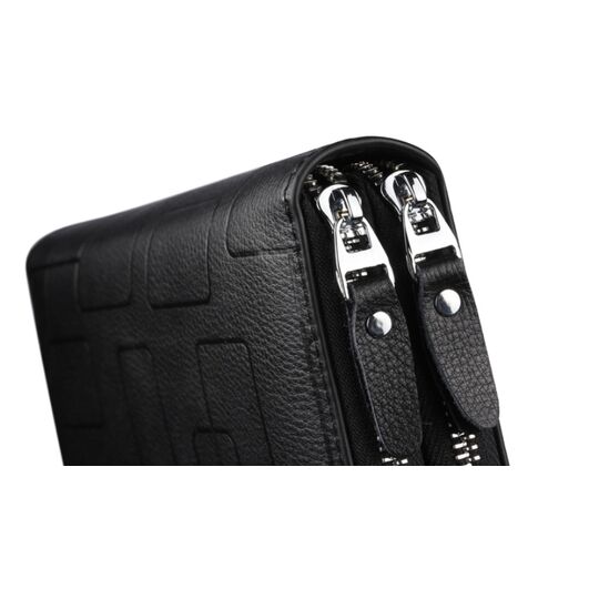 Барсетка мужская "LEINASEN", черная П2124