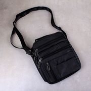 Мужская сумка "LEINASEN", черная П2126