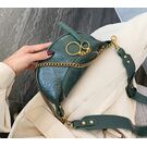 Женская сумочка клатч, зеленая П2128