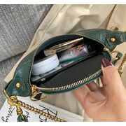 Женская сумочка клатч, зеленая П2129