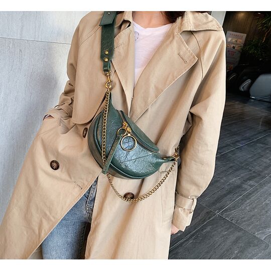 Женская сумочка клатч, зеленая П2129