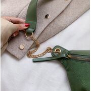 Женская сумочка клатч, зеленая П2131