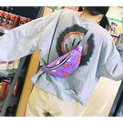 Сумка поясна, бананка, рожева П2135