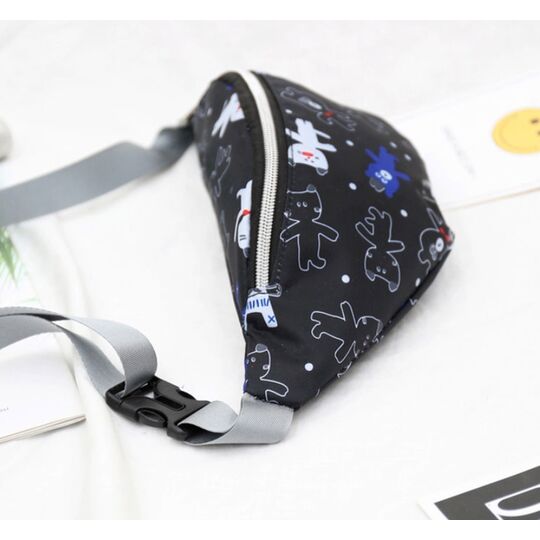 Сумка поясна, бананка, рожева П2135