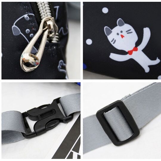 Сумка поясна, бананка, рожева П2135