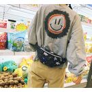 Сумка поясна, бананка, рожева П2135