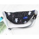 Сумка поясна, бананка, рожева П2135