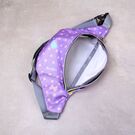 Сумка поясная, бананка, фиолетовая П2141