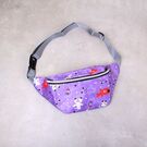 Сумка поясная, бананка, фиолетовая П2142