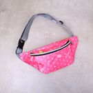 Сумка поясная, бананка, розовая П2143
