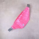 Сумка поясная, бананка, розовая П2143