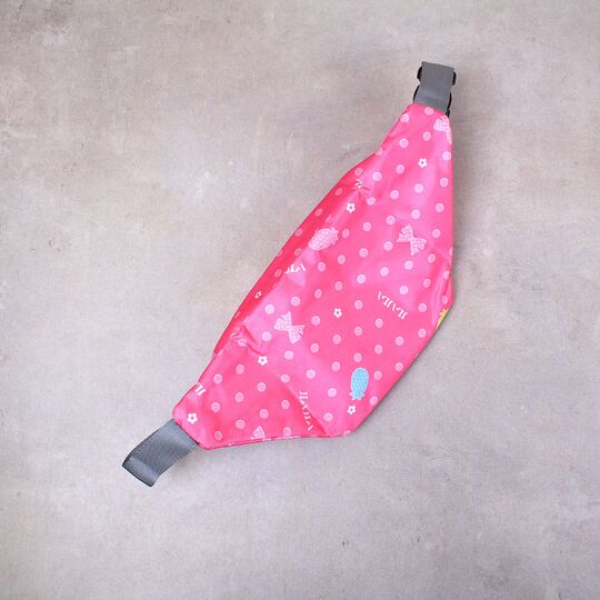 Сумка поясная, бананка, розовая П2143