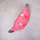 Сумка поясная, бананка, розовая П2144 Сумка поясная, бананка, розовая П2144