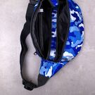 Сумка поясна, бананка, синя камуфляж П2152 Сумка поясна, бананка, синя камуфляж П2152