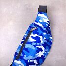 Сумка поясна, бананка, синя камуфляж П2152 Сумка поясна, бананка, синя камуфляж П2152