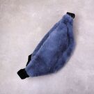 Сумка поясная, бананка, плюшевая, П2154