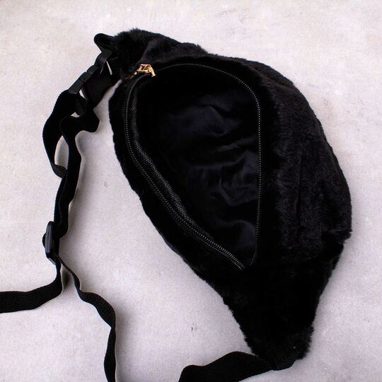 Сумка поясна, бананка, плюшева, П2155