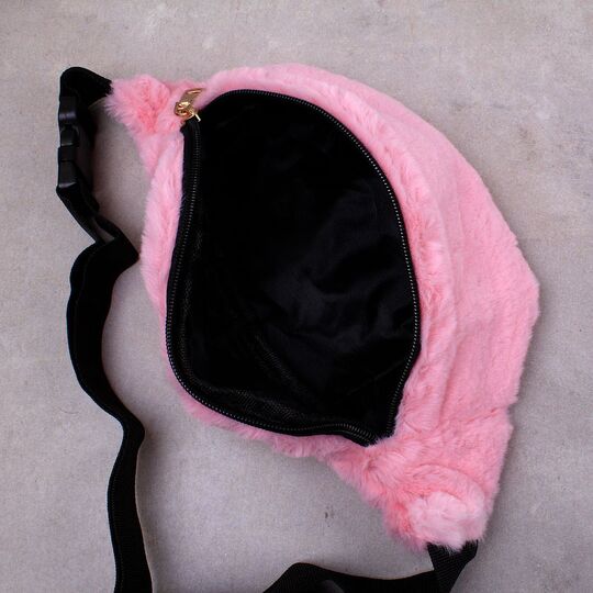 Сумка поясна, бананка, плюшева, П2156