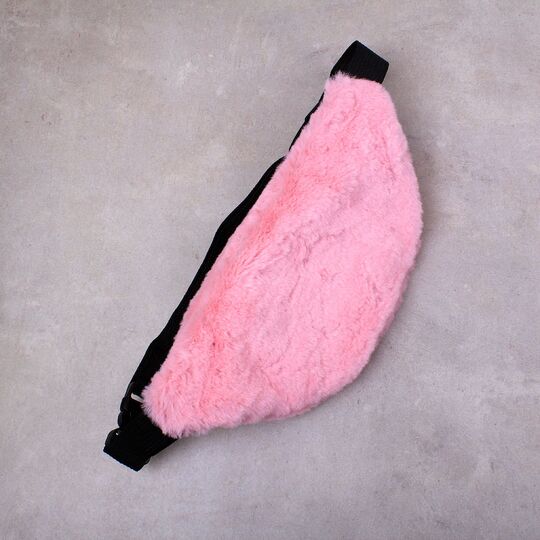 Сумка поясна, бананка, плюшева, П2156