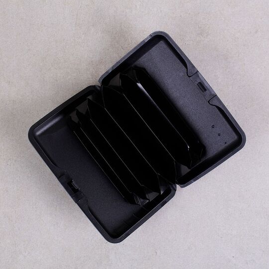 Алюмінієва візитниця RFID, червона П2159