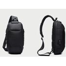 Чоловіча сумка слінг OZUKO, червона П2165