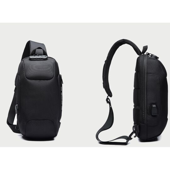 Чоловіча сумка слінг OZUKO, червона П2165